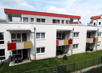 Wohnhausanlage - Forchtenstein - Blick von schräg oben